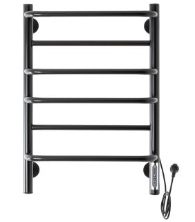 Полотенцесушитель электрический Domoterm Орфей DMT П6 400x600 EK R чёрный